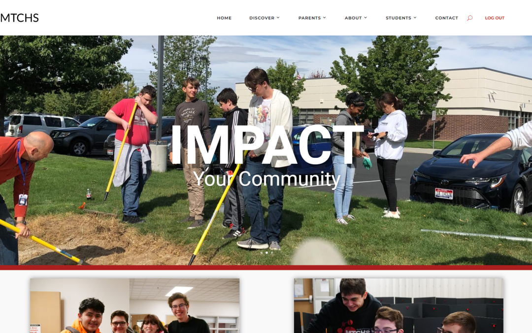 The Current Design for the Website