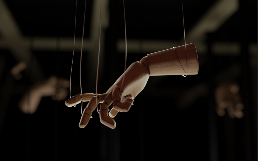 3D Modeled Wooden Hands