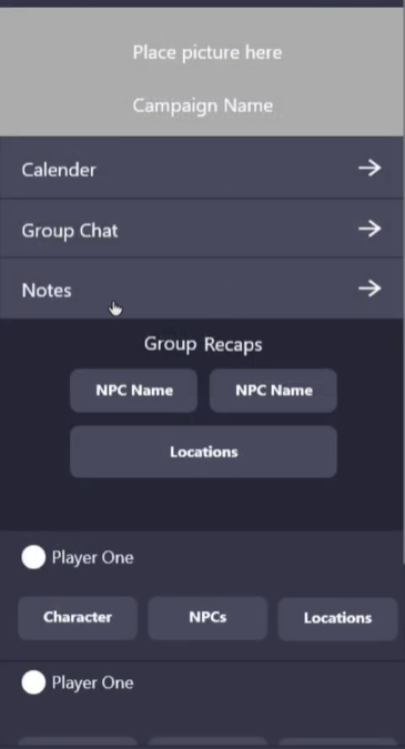 Wyvern App Mockup