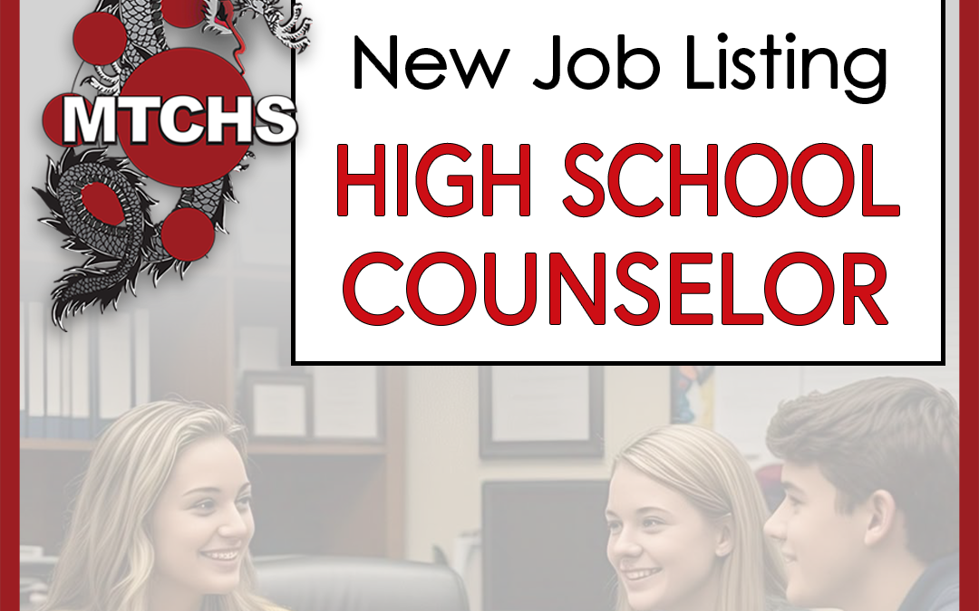 New Job Listing – High School Counselor