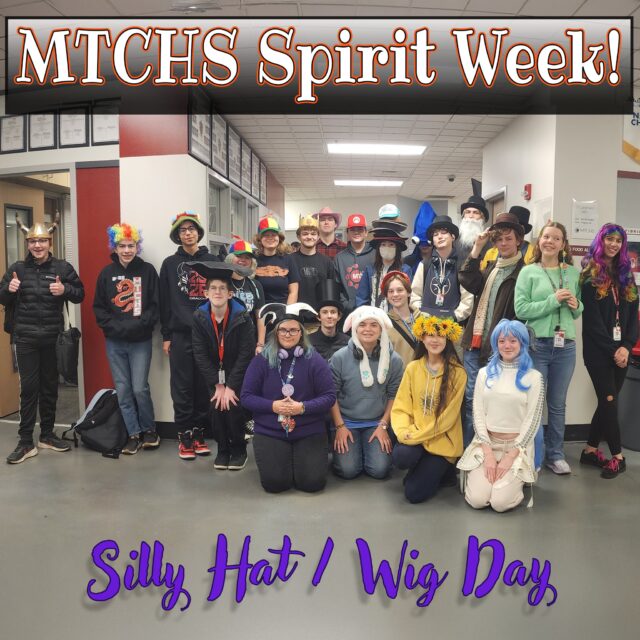 𝐒𝐩𝐢𝐫𝐢𝐭 𝐖𝐞𝐞𝐤 𝐢𝐬 𝐨𝐟𝐟 𝐭𝐨 𝐚 𝐟𝐮𝐧 𝐬𝐭𝐚𝐫𝐭! 🧢🎉
Today’s 𝐒𝐢𝐥𝐥𝐲 𝐇𝐚𝐭 & 𝐖𝐢𝐠 𝐃𝐚𝐲 was an absolute blast — it was so much fun seeing everyone get into the spirit of things! From towering top hats, beastly bonnets, and matching beanie twins to lovely flower crowns, long flowing locks, Viking helmets, and some impressive homemade creations, our Dragons showed off their creativity and sense of fun! 💙🐉

Tomorrow we’re flanneling up for Lumberjack Day — time to break out the plaids, suspenders, and boots! 🪓👢

#MTCHSIdaho #SpiritWeek #DragonFamily #SillyHatDay #LumberjackDay #natstuco