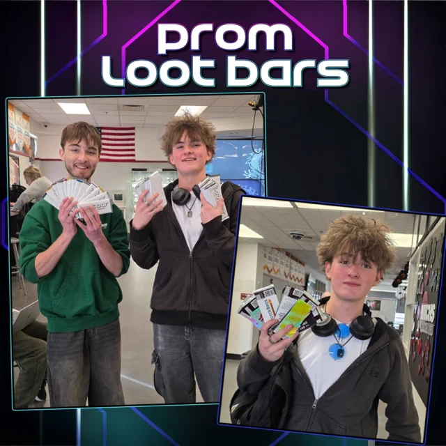 More Loot Bar fun at lunch yesterday! 🍫✨

A huge thank you to our incredible #MTCHSPTSO for the many hours they invested to make this fundraiser happen. From designing eye-catching posters and custom Loot Bar wrappers, to reaching out to local businesses for gift card donations, to volunteering their time to wrap, organize, track, and sell the bars, their dedication made the event possible.

What makes it even more special is that all of their time and effort goes toward helping our students — every dollar raised goes directly to Student Government to support Prom. We can’t wait to see the final total and how it will help make this year’s Prom beautiful, memorable, and more affordable for students.

And of course... students had an absolute blast unwrapping their bars and discovering what they won — from gift cards and school swag to special “school perk” coupons and even Golden Tickets for Prom!

Our school community is lucky to have such amazing parents supporting our Dragons! 🐲

#MTCHSIdaho #DragonPride #PTSO #SchoolCommunity #PromFundraiser