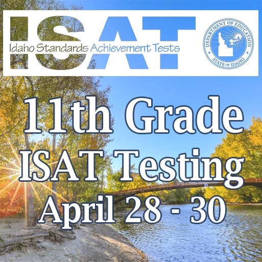 📝✨ ISAT Testing Begins This Week ✨📝

Over the next three days, our juniors will be taking the ISAT (Idaho Standards Achievement Test), covering Math, Science, and English Language Arts. This is an important opportunity for students to demonstrate what they’ve learned and the skills they’ve built—and our students consistently perform very well on these assessments. We’re confident they’ll continue that tradition!

We encourage families to help students set themselves up for success:
✔️ Get a good night’s sleep
✔️ Eat a healthy breakfast
✔️ Arrive on time and ready to focus
✔️ Bring a positive, confident mindset

A little preparation can go a long way. We’re proud of our juniors and know they’re ready to shine!

#MTCHSIdaho #ISAT #StudentSuccess