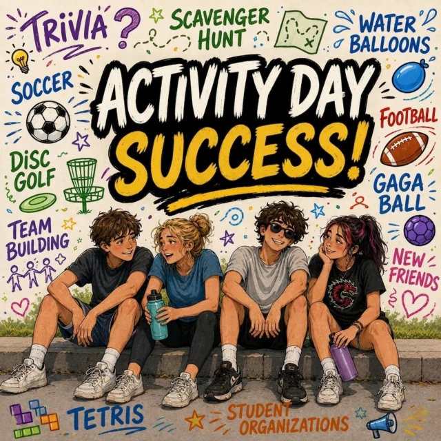 𝐀𝐜𝐭𝐢𝐯𝐢𝐭𝐲 𝐃𝐚𝐲 𝐰𝐚𝐬 𝐚 𝐦𝐚𝐬𝐬𝐢𝐯𝐞 𝐬𝐮𝐜𝐜𝐞𝐬𝐬! 🎉🎉

We kicked off the morning with an awesome student-led assembly to talk about our student organizations and the exciting events they sponsor throughout the year. Our student leaders did a fantastic job leading the assembly! The energy peaked with epic teacher-vs-teacher and class-vs-class Tetris battles—the crowd's cheering and excitement were off the charts! 🎮👾

Afterward, students had an absolute blast participating in both indoor and outdoor activities, from Trivia and Scavenger Hunts to Soccer, Gaga Ball, and Frisbee! ⚽️🏆 It was a full day of non-stop energy, teamwork, and making new friends.

Because we packed so much fun into one day, don't be surprised if your student is a bit extra tired tonight—they definitely earned a good rest! 😴💤

📸 Pictures to come next week! Keep an eye out for photos of all the action and smiling faces.

Thank you to everyone who helped make today so memorable! 🙌✨